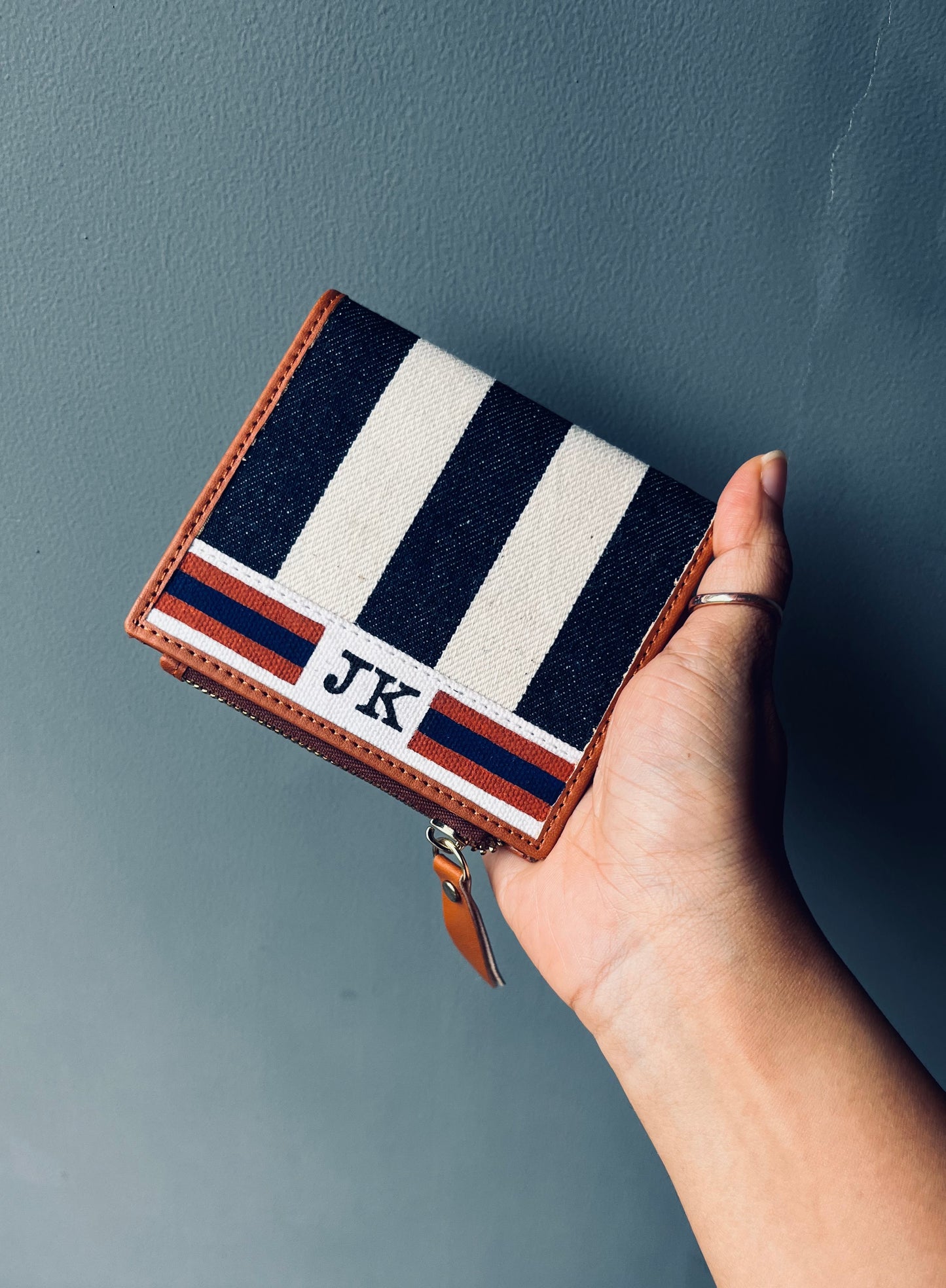 Nautical Hand Painted Wallet